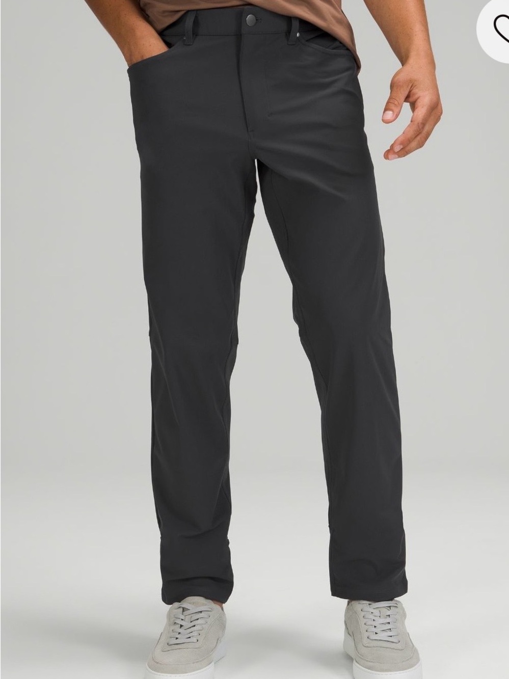 Lululemon ABC Classic Fit 5 Pocket Gray Performance Golf Pants Sz 32